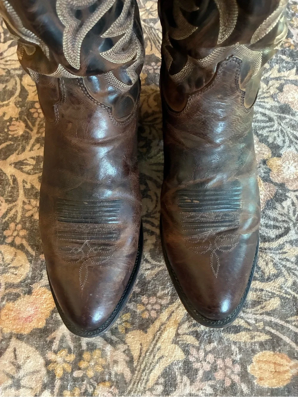 Classic Western Cowboy Boots, Justin Boots 12.